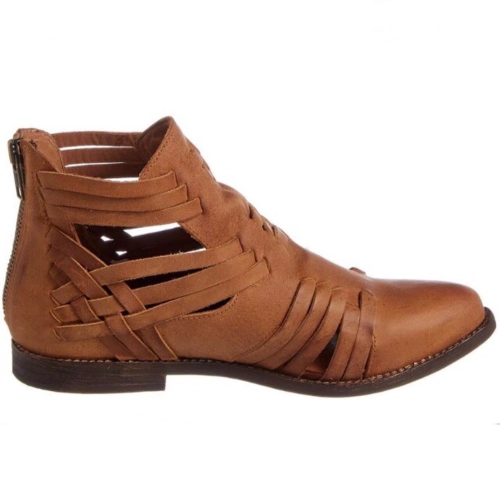 Chocolat Blu Fairuz Bootie Tan Brown 40 US 9